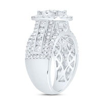 Load image into Gallery viewer, 1 3/4CTW-DIA CN OVAL SINGLE HALO BRIDAL RING

