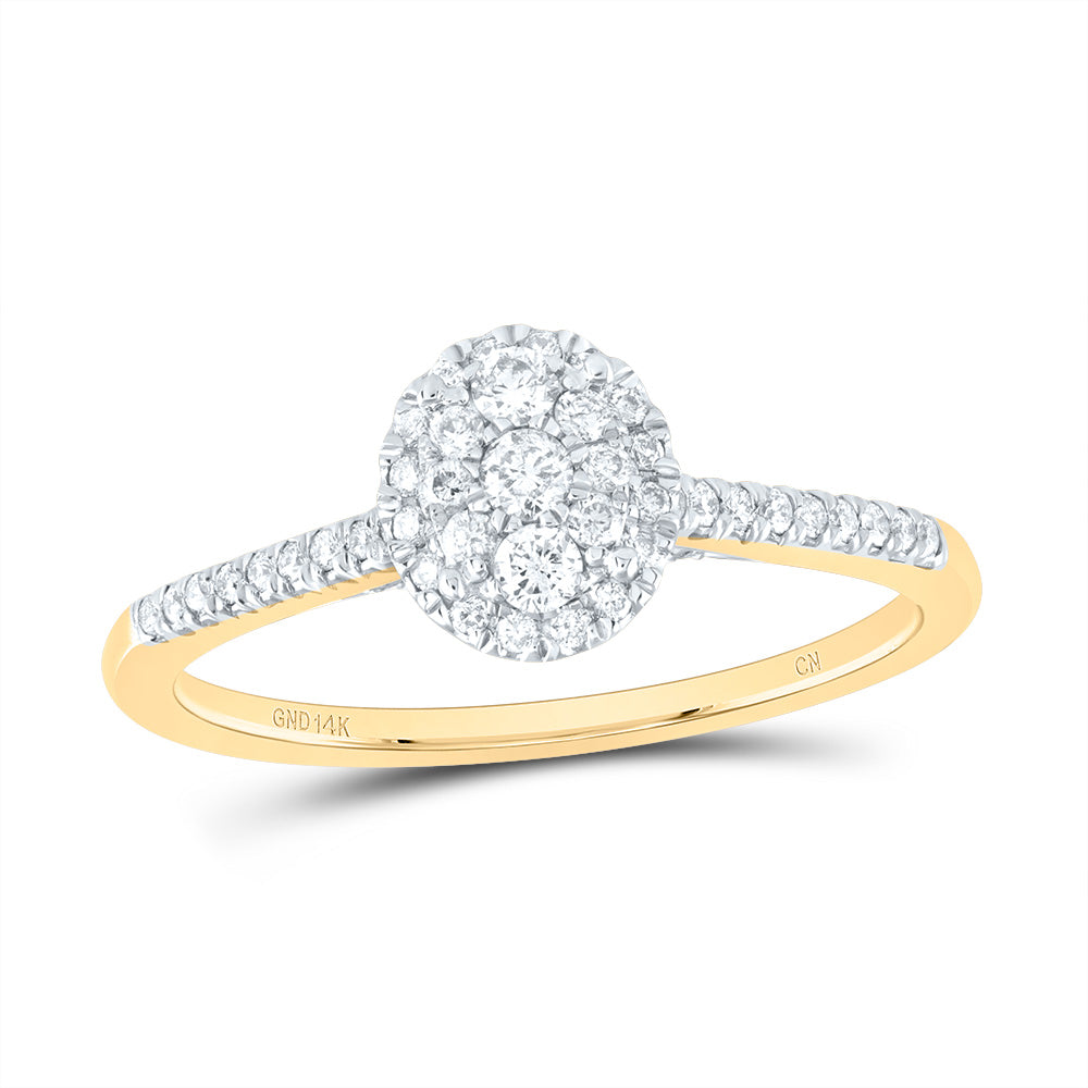 3/8CTW-DIA CN FASHION OVAL RING