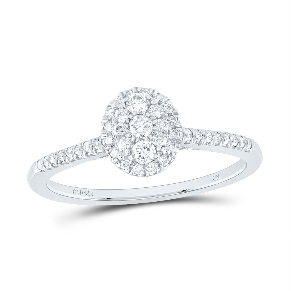 3/8CTW-DIA CN FASHION OVAL RING