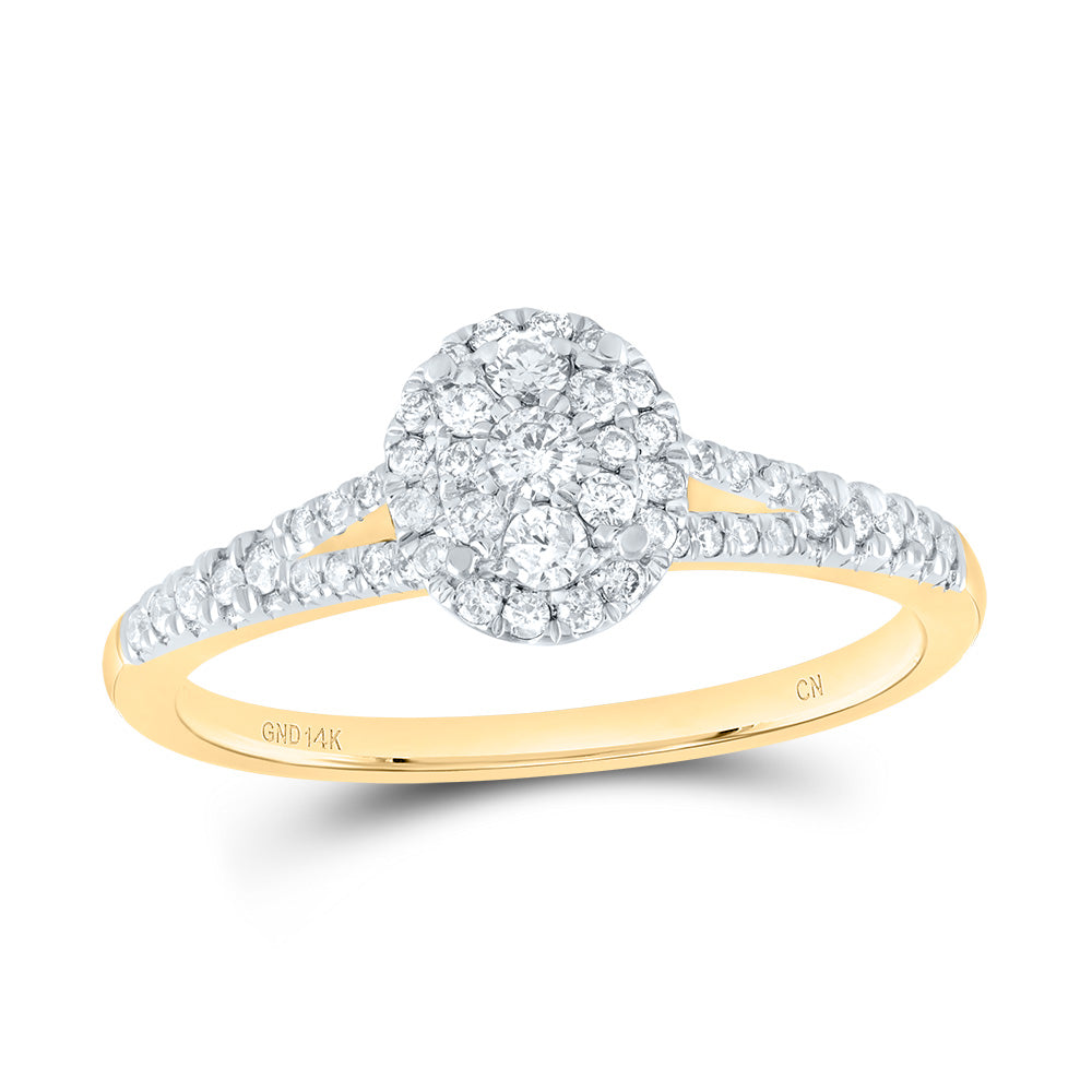 3/8CTW-DIA CN FASHION OVAL RING