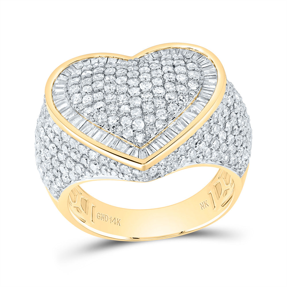 2 1/5CTW-DIA NK HEART RING