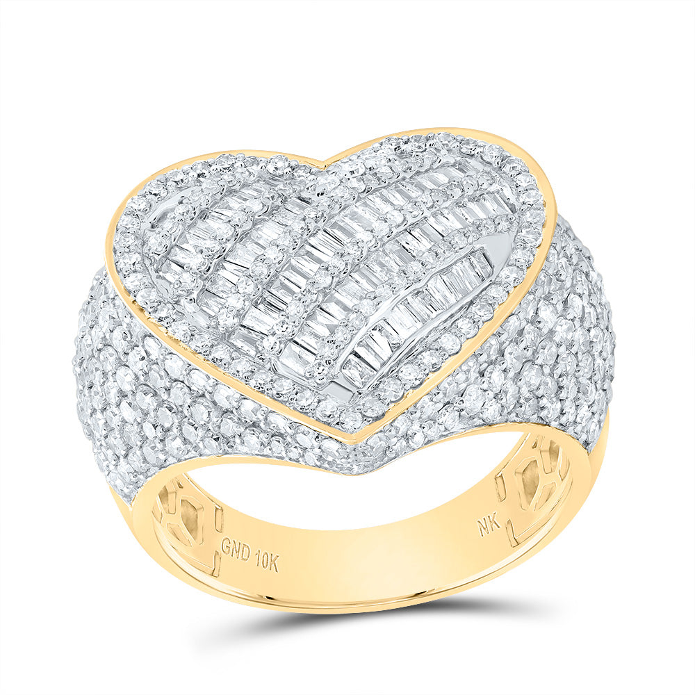 2CTW-DIA NK HEART RING