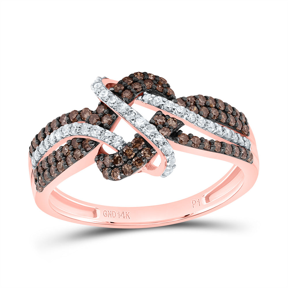 5/8CTW-DIA P1 GIFT COGNAC NATURAL LADIES RING