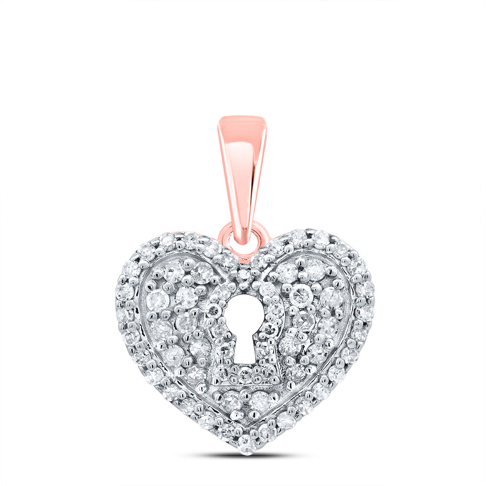 3/8CTW-DIA P1 GIFT  HEART PENDANT