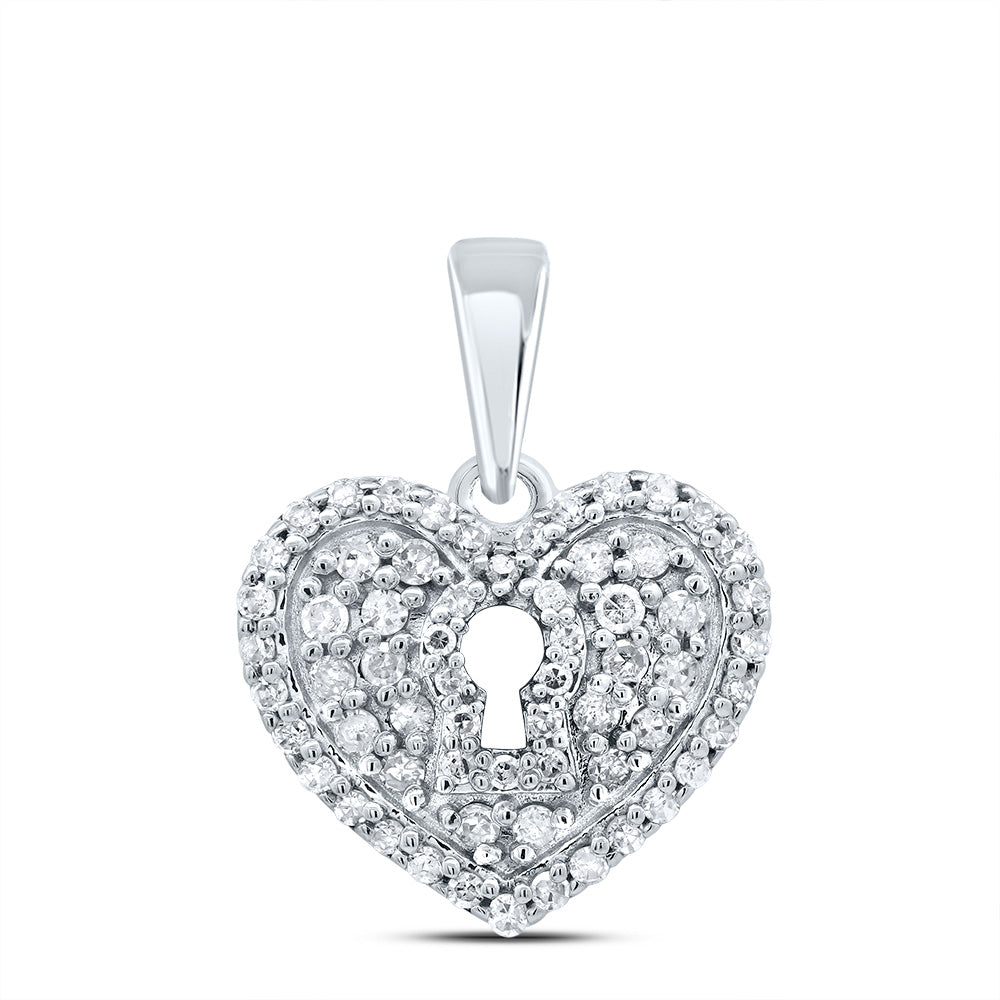 3/8CTW-DIA P1 GIFT  HEART PENDANT