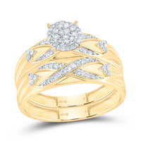 Load image into Gallery viewer, 3/8CTW-DIA NK ROUND TRIO SET
