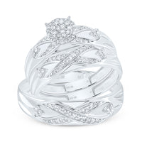 Load image into Gallery viewer, 3/8CTW-DIA NK ROUND TRIO SET
