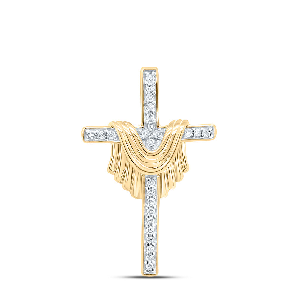 1/10CTW-DIA P1 GIFT CROSS PENDANT