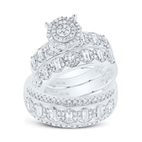 Load image into Gallery viewer, 3/4CTW-DIA P1 ROUND TRIO RING
