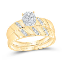 Load image into Gallery viewer, 1/5CTW-DIA NK OVAL TRIO SET
