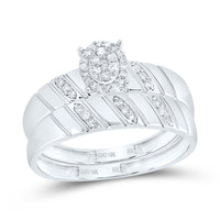 Load image into Gallery viewer, 1/5CTW-DIA NK OVAL TRIO SET
