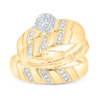 Load image into Gallery viewer, 1/5CTW-DIA NK CLOVER TRIO SET
