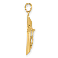 Load image into Gallery viewer, 14K Polished Crucifix Pendant
