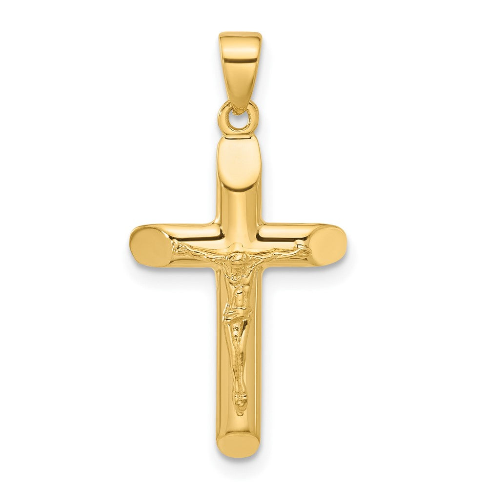 14K Polished Crucifix Pendant
