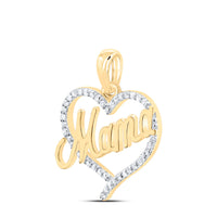 Load image into Gallery viewer, 1/6CTW-DIA P1 GIFT MAMA HEART PENDANT
