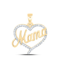 Load image into Gallery viewer, 1/6CTW-DIA P1 GIFT MAMA HEART PENDANT
