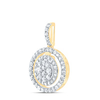 Load image into Gallery viewer, 3/8CTW-DIA NK FASHION ROUND PENDANT

