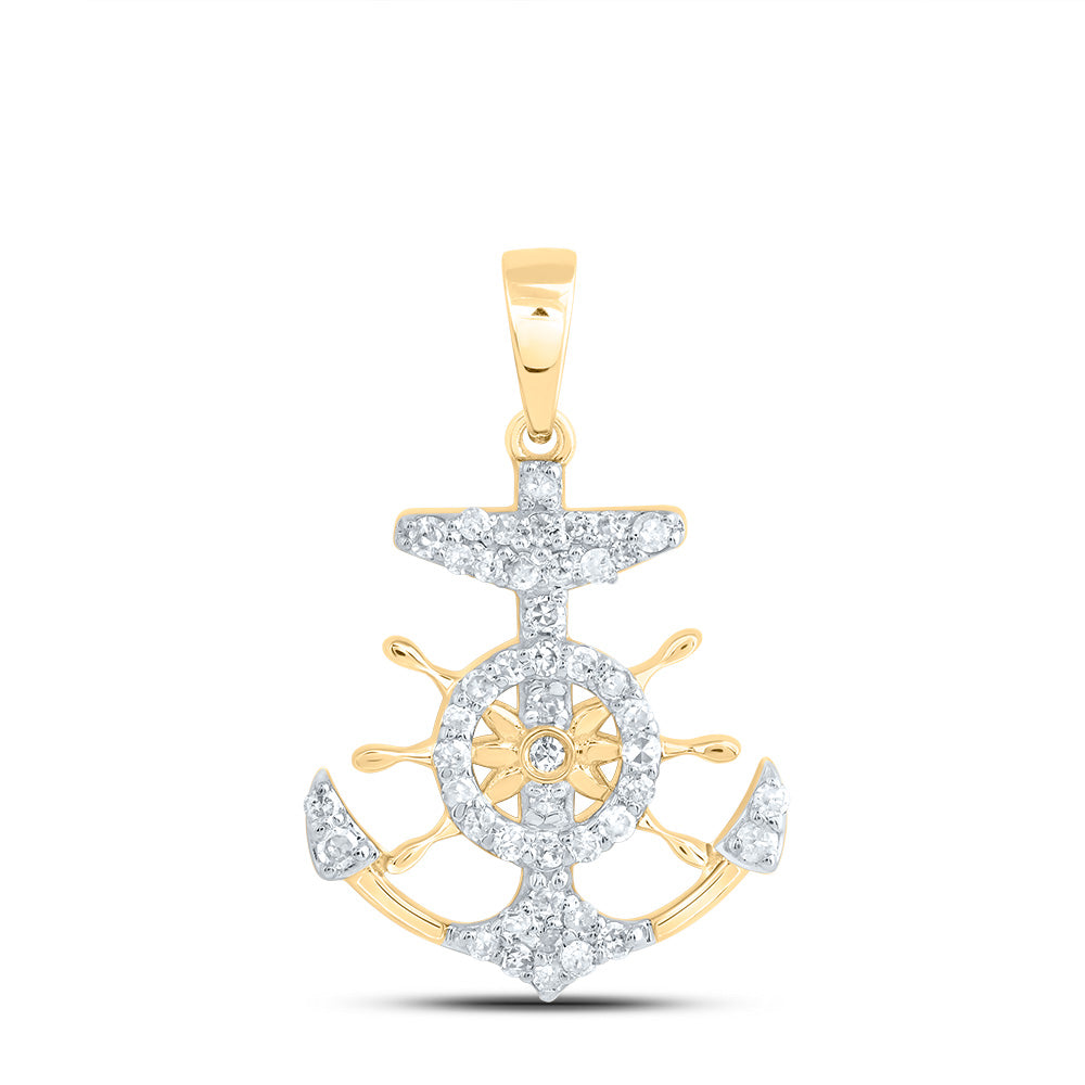 1/5CTW-DIA P1 GIFT ANCHOR PENDANT