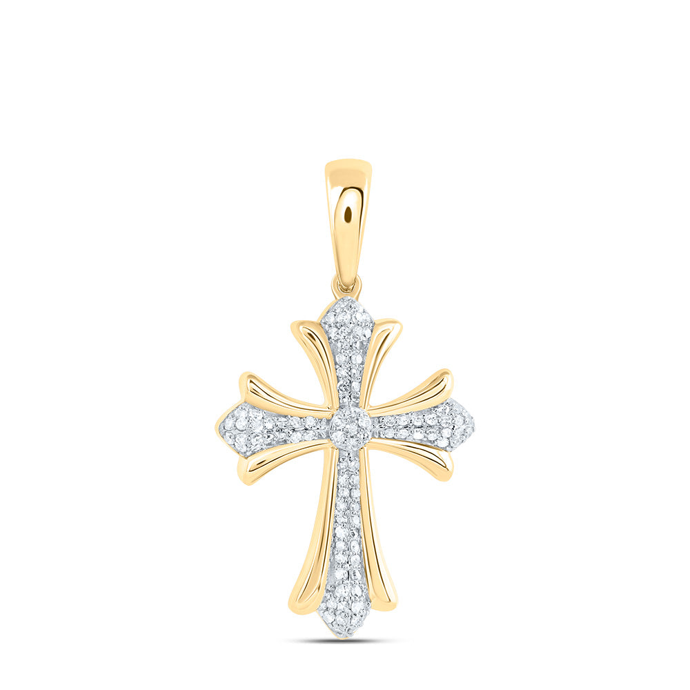 1/3CTW DIA NK FASHION CROSS PENDANT