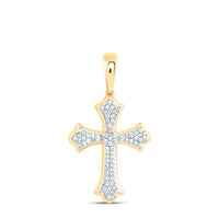 Load image into Gallery viewer, 1/3CTW DIA NK FASHION CROSS PENDANT
