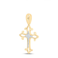 Load image into Gallery viewer, 1/12CTW DIA NK FASHION CROSS PENDANT
