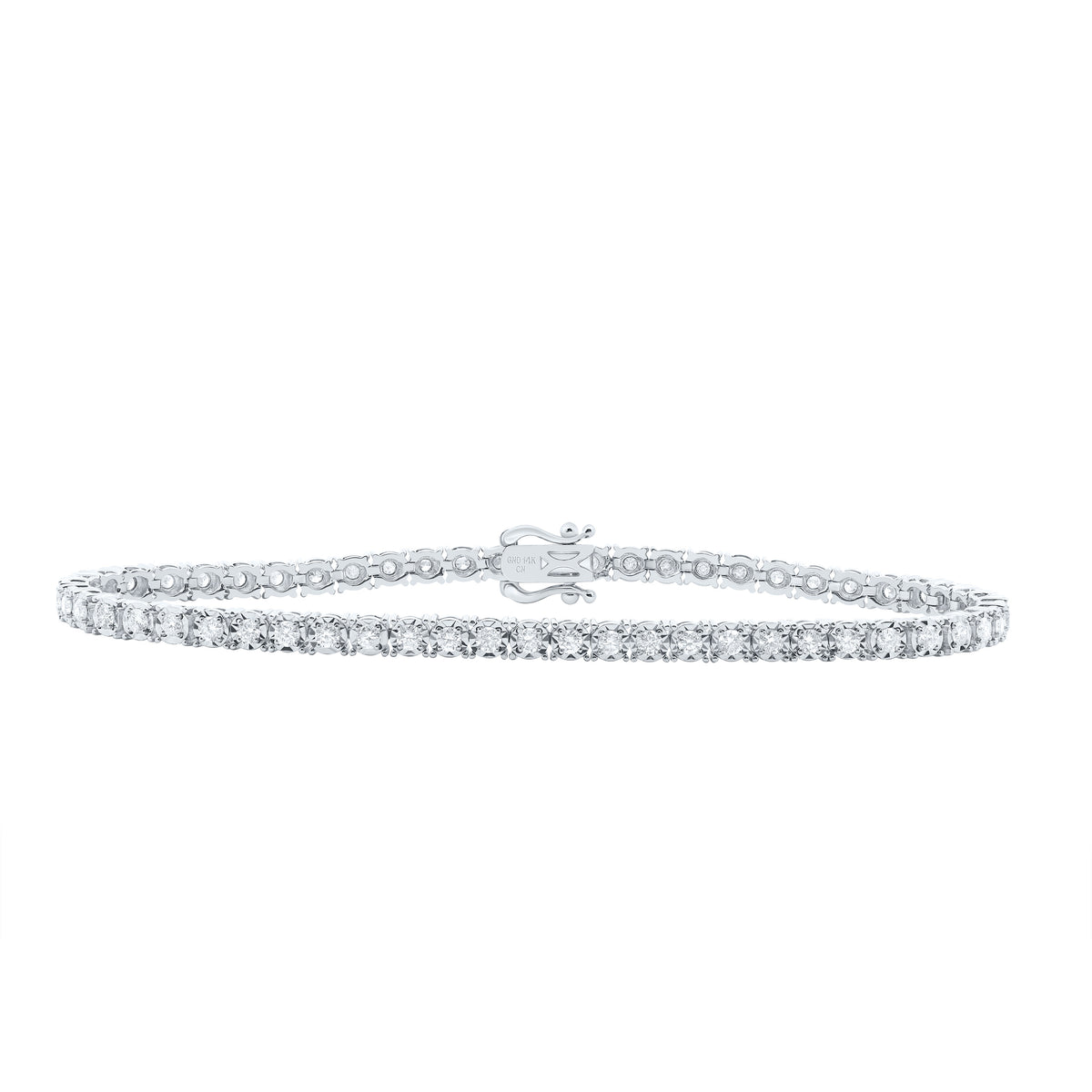 1 3/4CTW-DIA CN FASHION TENNIS BRACELET (7 INCH)