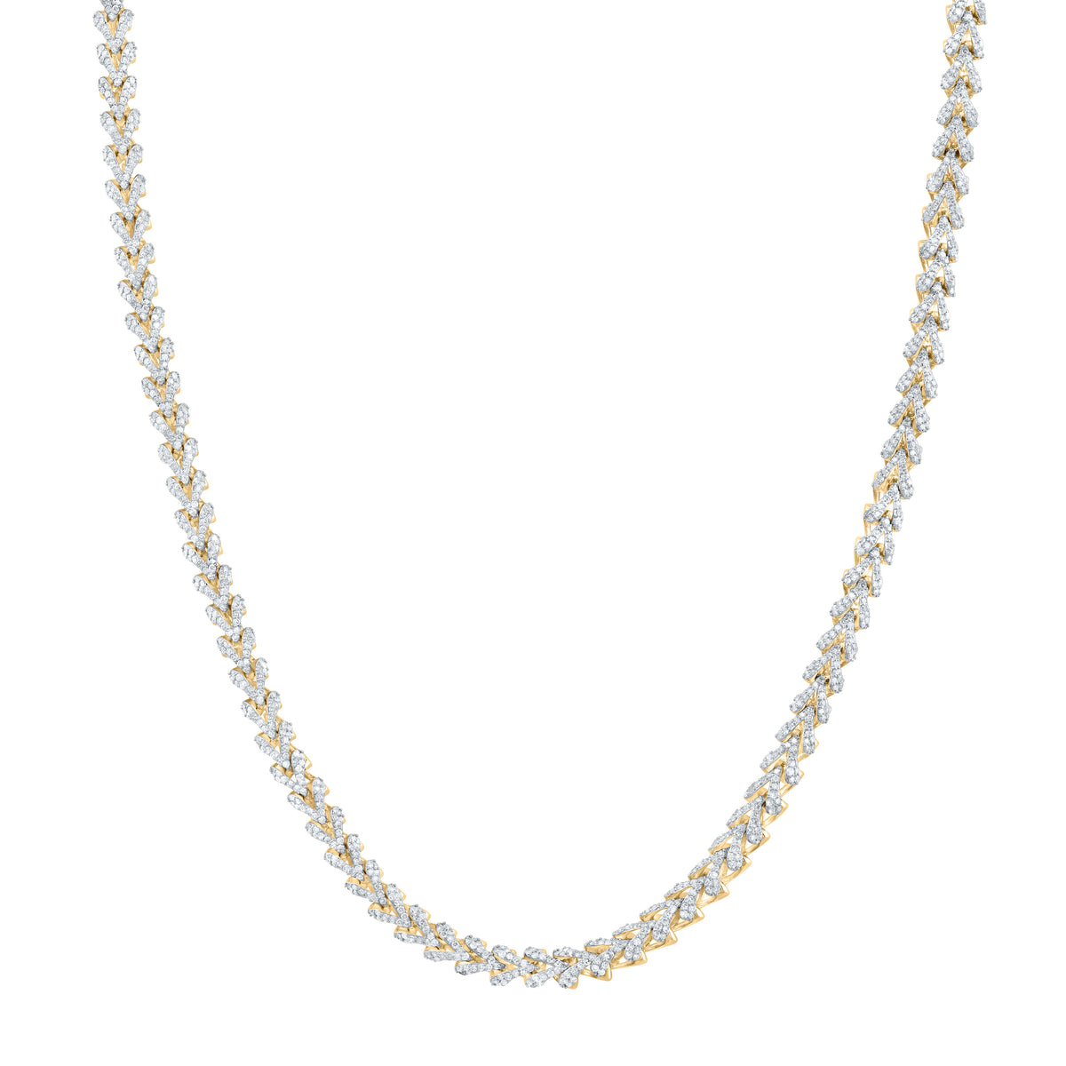 6 1/2CTW-DIA NK (5 MM) FRANCO MENS CHAIN (22 INCH)