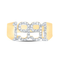 Load image into Gallery viewer, 3/8CTW-DIA NK &quot;1991&quot; MENS RING
