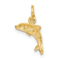 Load image into Gallery viewer, 14k Dolphin Pendant
