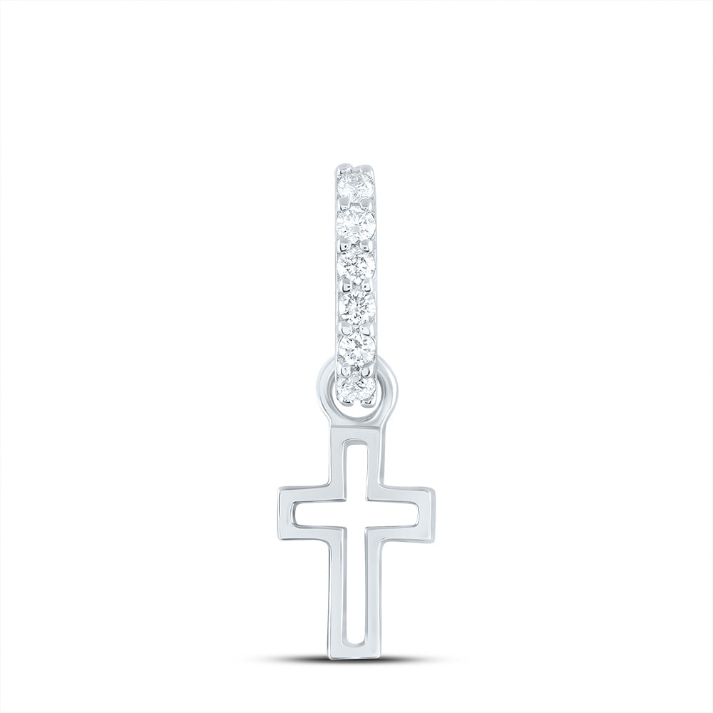 1/20CTW-DIA ANA M FASHION CROSS PENDANT
