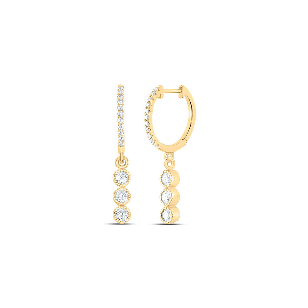 3/8CTW-DIA ANA M FASHION DANGLING EARRING