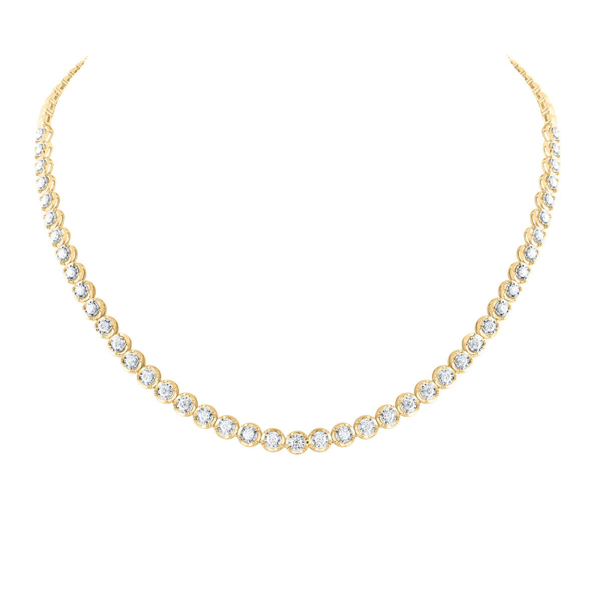 2 3/4CTW-DIA NKE FASHION TENNIS NECKLACE (18 INCH)