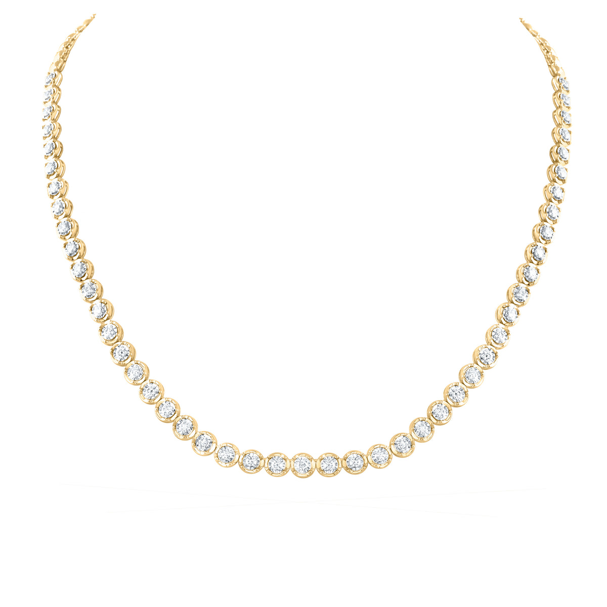 2 3/8CTW-DIA NKE FASHION TENNIS NECKLACE (18 INCH)