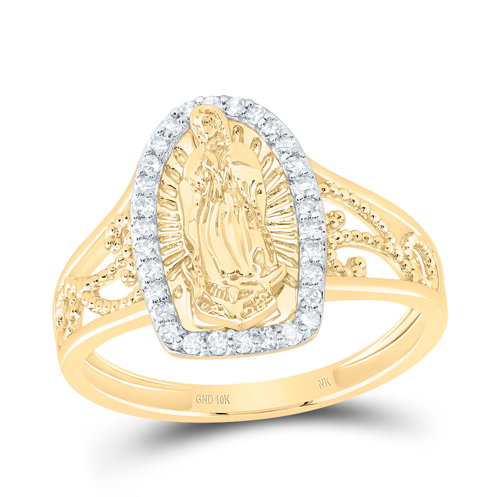 1/5CTW-DIA NK FASHION VIRGIN MOTHER MARY LADIES RING