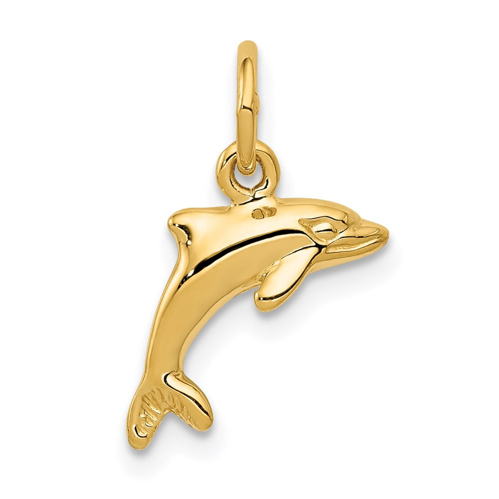14k Dolphin Pendant