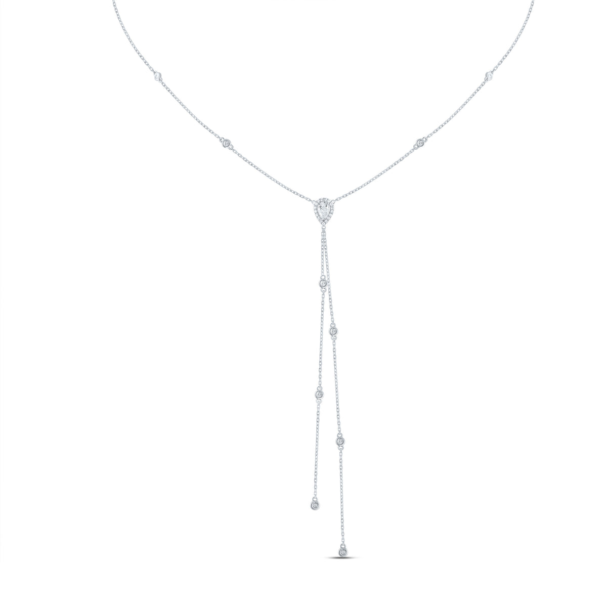 1/2CTW-DIA CN 1/4 CT- PS-I1 FASHION NECKLACE(18 INCH)