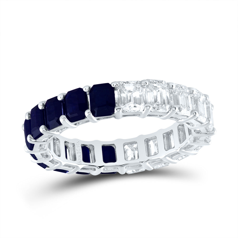 2 3/8CTW-DIA ANA M 3CTW-EM-BS NAT GEM RING