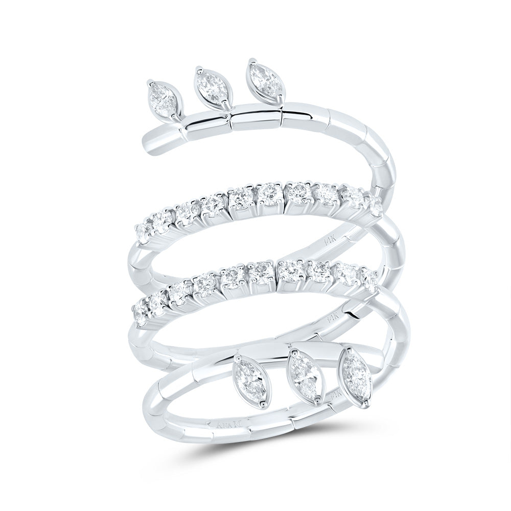 3/4CTW-DIA ANA M 1CT-MQ-I1 FASHION RING