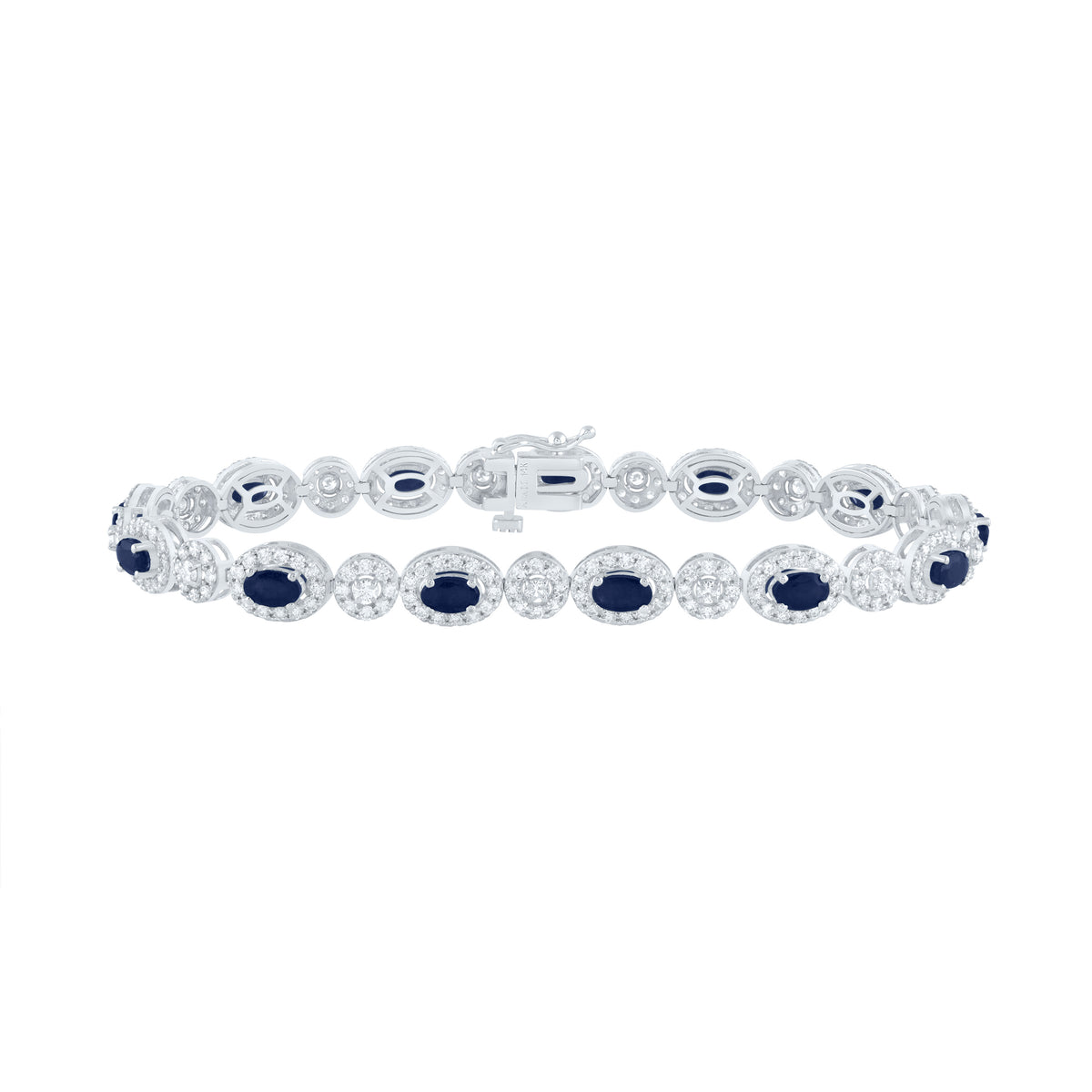 3 CTW-DIA ANA M 4 1/3CTW OV-BS NAT GEM FASHION BRACELET (7 INCH)