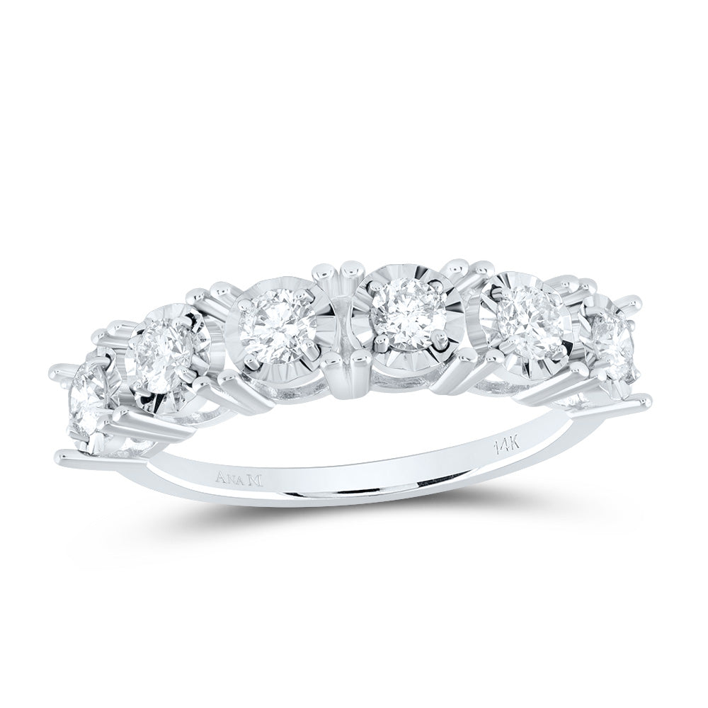 3/4CTW-DIA ANA M FASHION WEEDING LADIES BAND