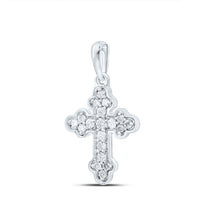 Load image into Gallery viewer, 1/8CTW-DIA CN GIFT CROSS PENDANT
