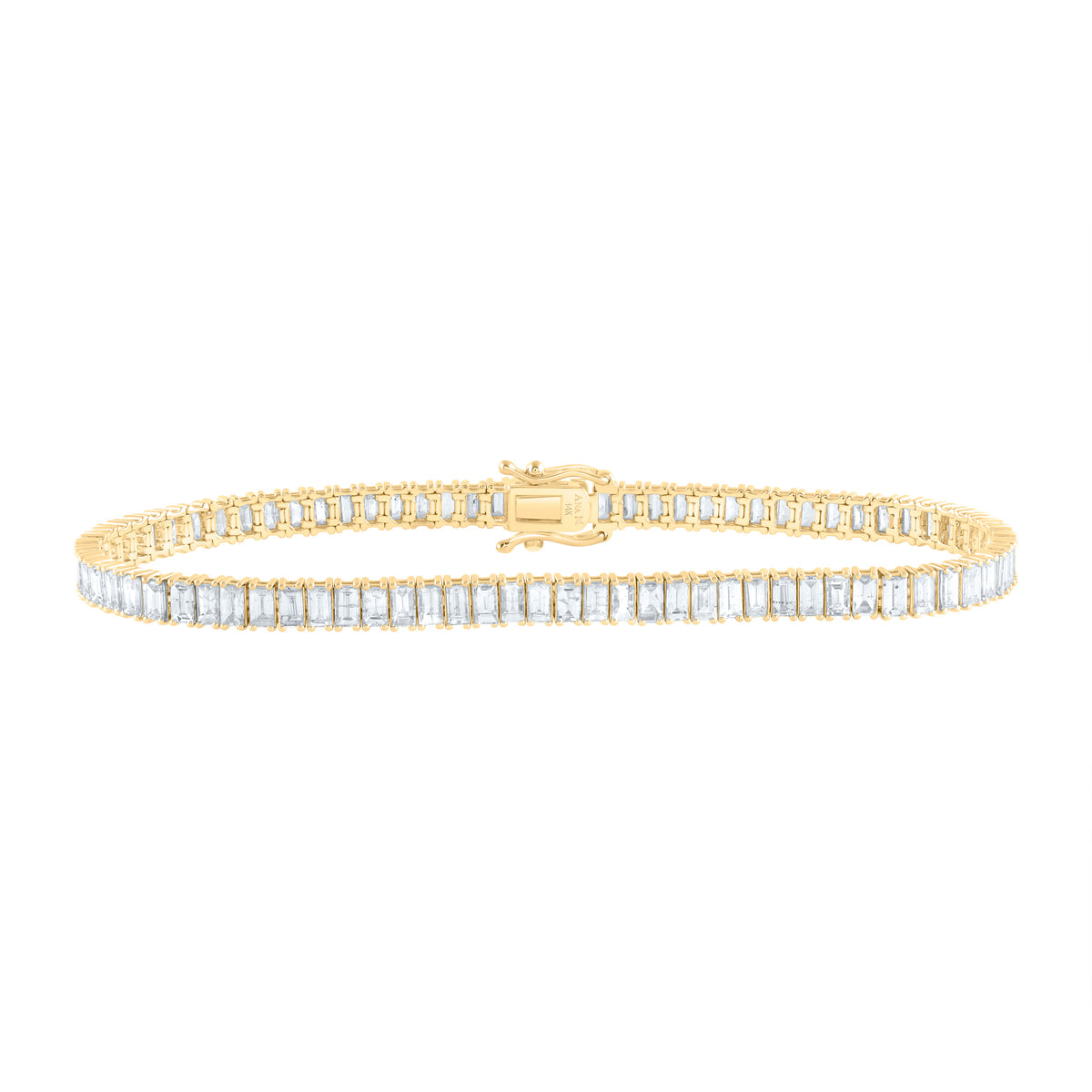 5 5/8CTW-DIA ANA M FASHION BAGUETTE TENNIS BRACELET (7 INCH)