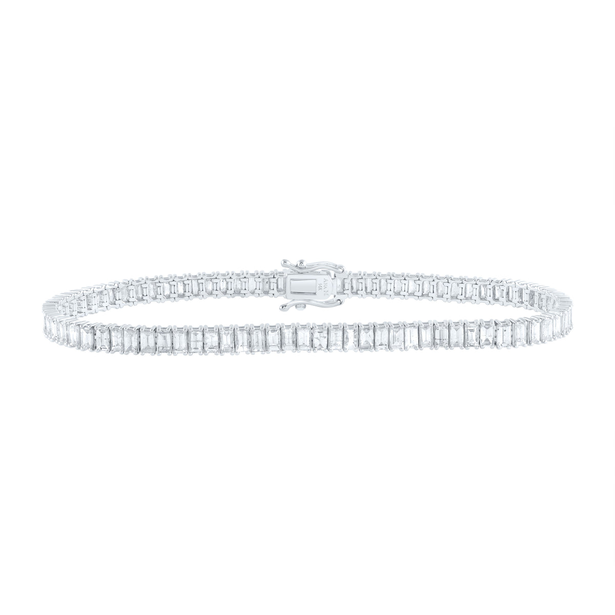 5 5/8CTW-DIA ANA M FASHION BAGUETTE TENNIS BRACELET (7 INCH)