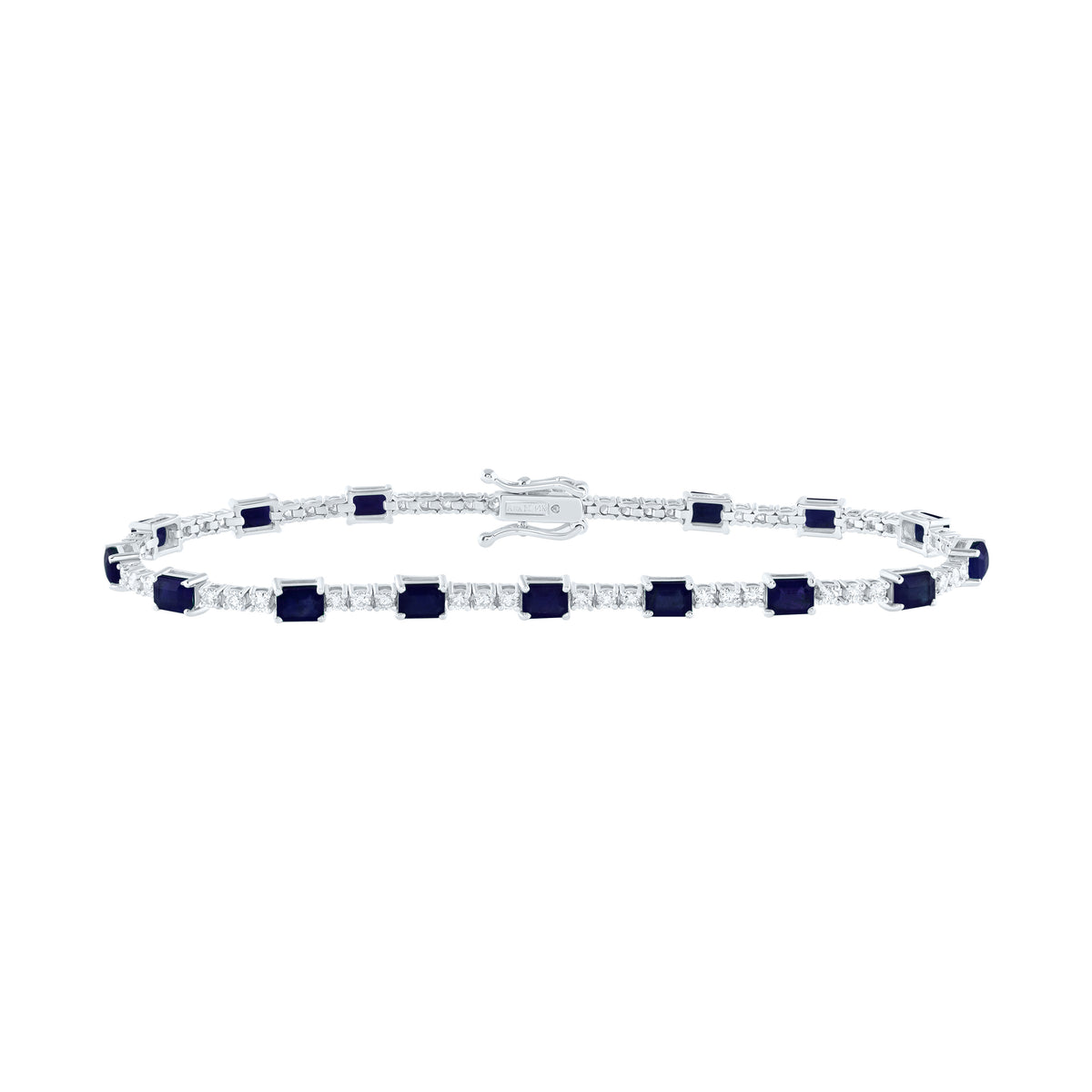 1 CTW-DIA ANA M 4 5/8CTW EM-BS NAT GEM FASHION BRACELET (7 INCH)