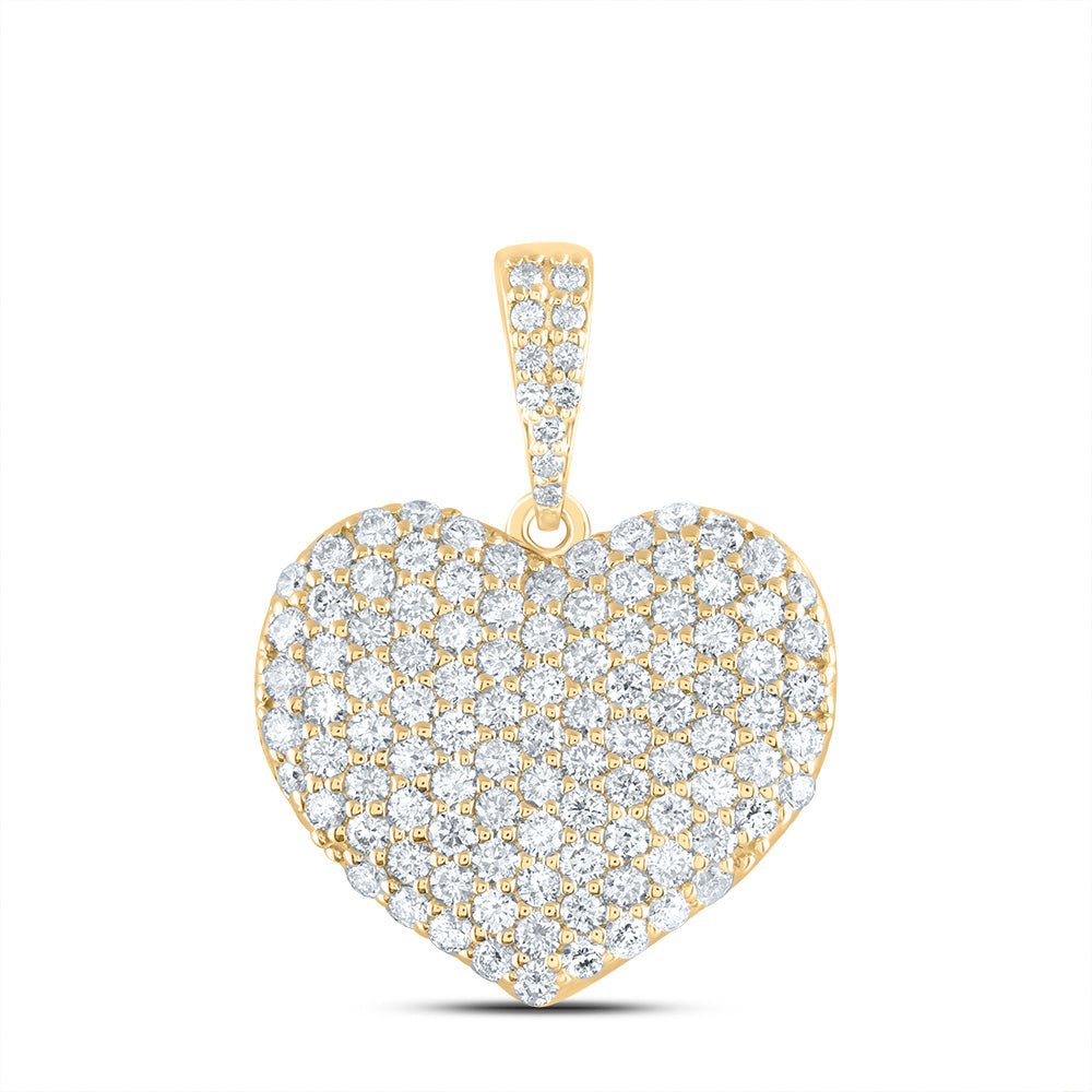 1 1/3CTW-DIA ANA M FASHION HEART PENDANT