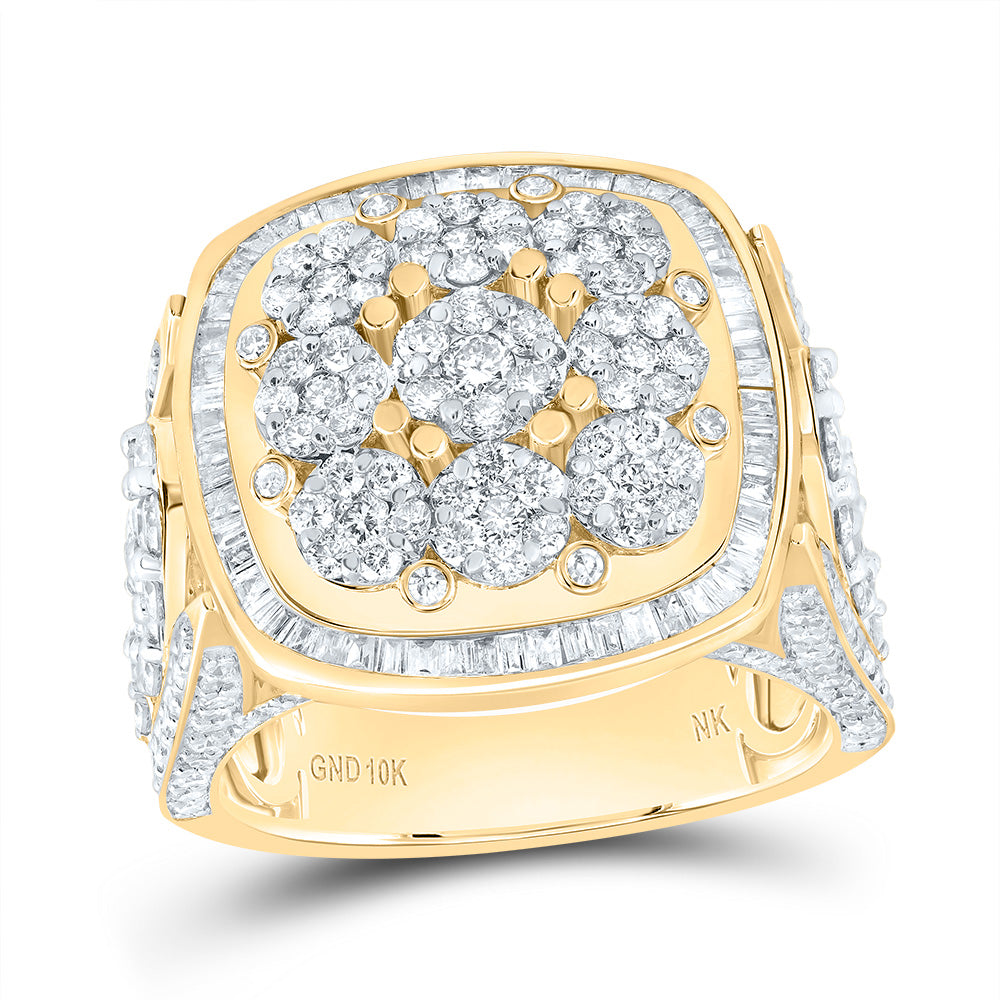 2 1/2CTW-DIA NK FASHION CUSHION HEAD FLOWER LADIES RING