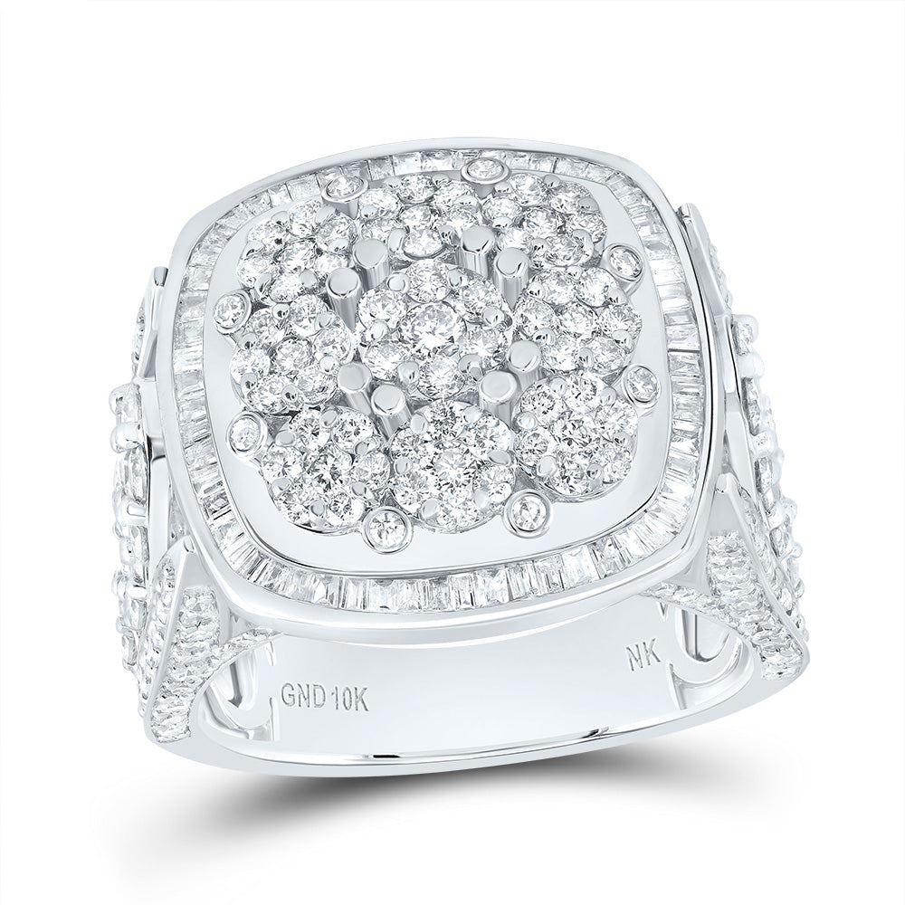 2 1/2CTW-DIA NK FASHION CUSHION HEAD FLOWER LADIES RING