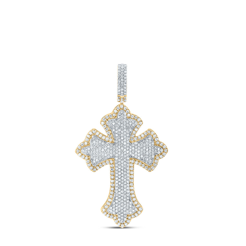 1CTW-DIA NK CROSS MENS CHARM