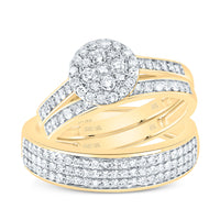 Load image into Gallery viewer, 1 CTW-DIA NK ROUND TRIO SET
