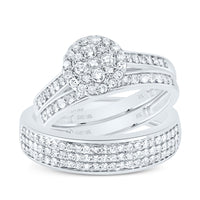 Load image into Gallery viewer, 1 CTW-DIA NK ROUND TRIO SET
